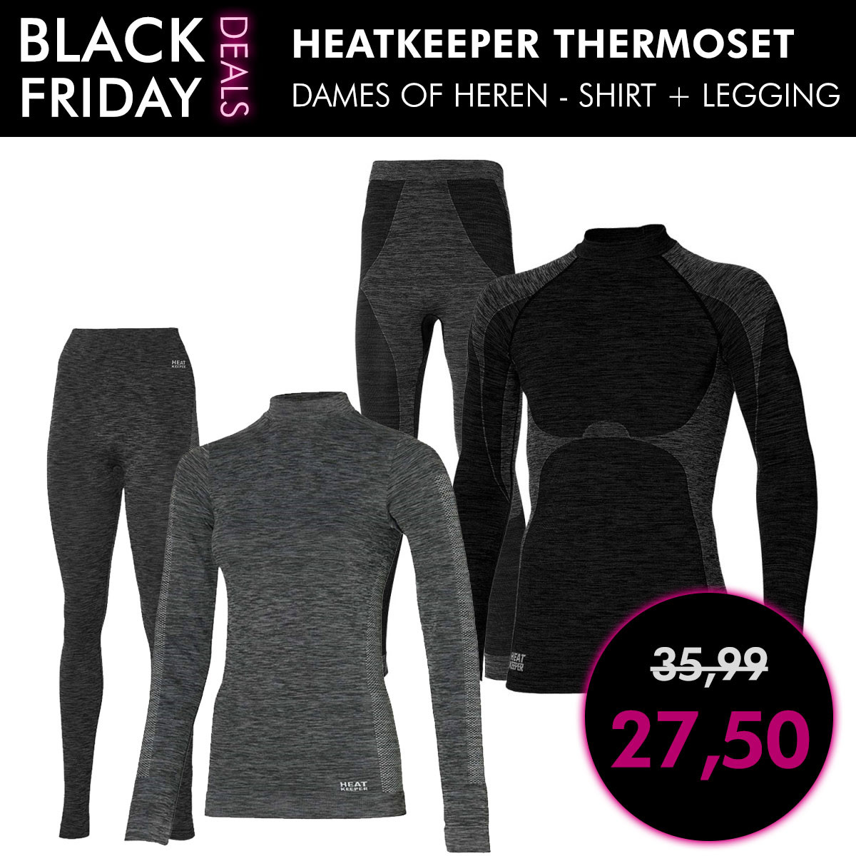 black-friday-dagaanbieding-heatkeeper-thermoset-dames-heren-shirt-en-legging