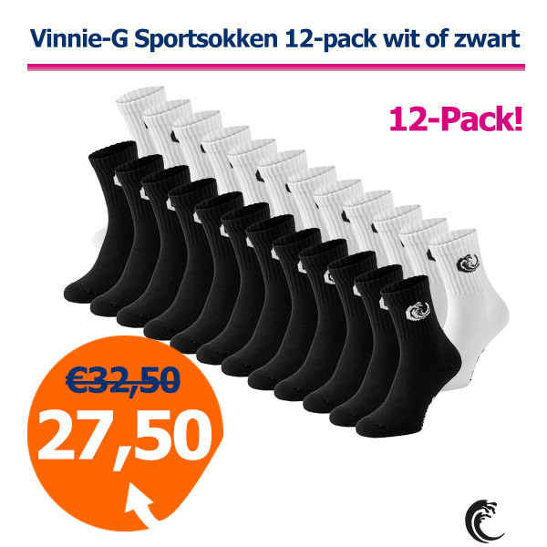 vinnie-g-sportsokken-12-pack-wit-of-zwart
